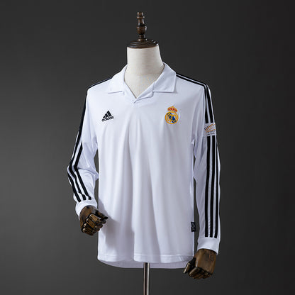 Camisola Manga Comprida Real Madrid 2002-03 Principal UCL