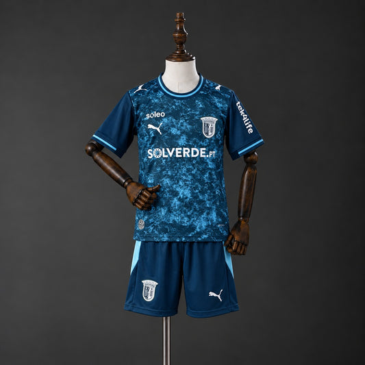 Kit Criança SC Braga 2026-27 Alternativo Azul