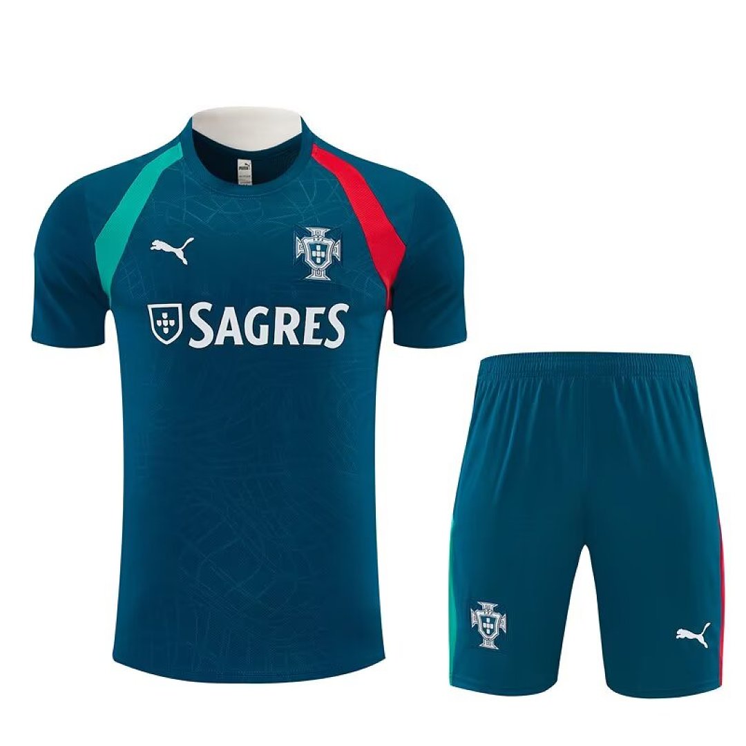 Kit Treino Camisola Portugal 2026 Azul