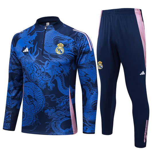 Fato de Treino Real Madrid CF 2024-25 - Camisola com Fecho
