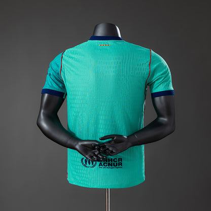 Camisola FC Barcelona 2026-27 Alternativa Azul Versão Jogador
