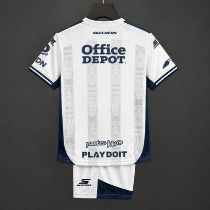 Kit Criança CF Pachuca 2026-27 Alternativo Branco