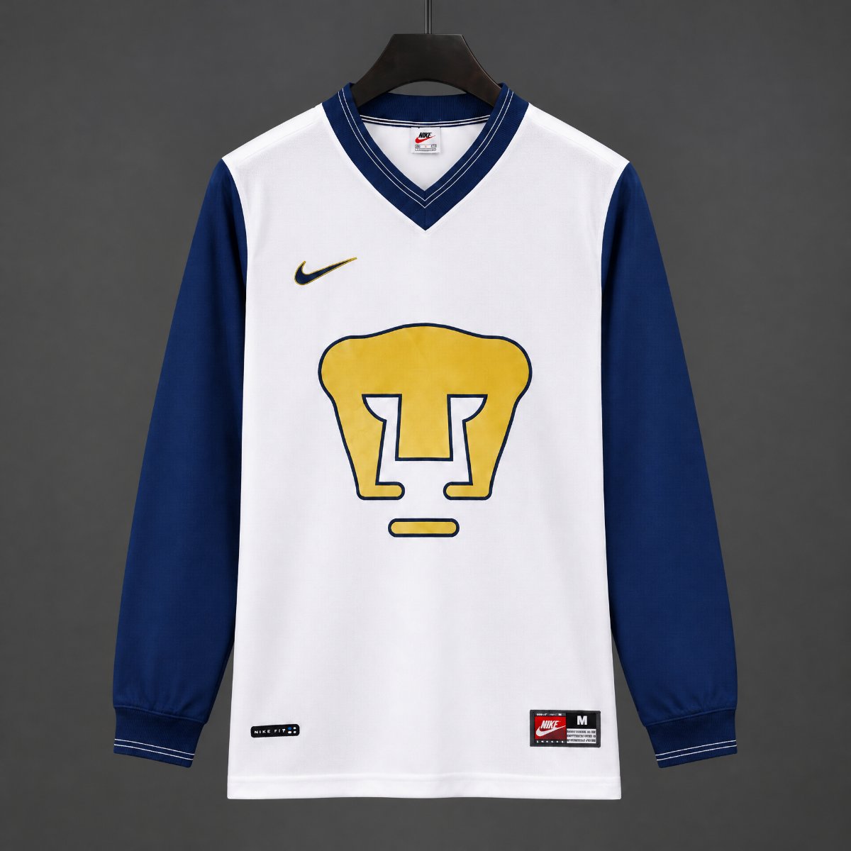 Camisola Manga Comprida UNAM Pumas 1998-99 Principal Versão Adepto