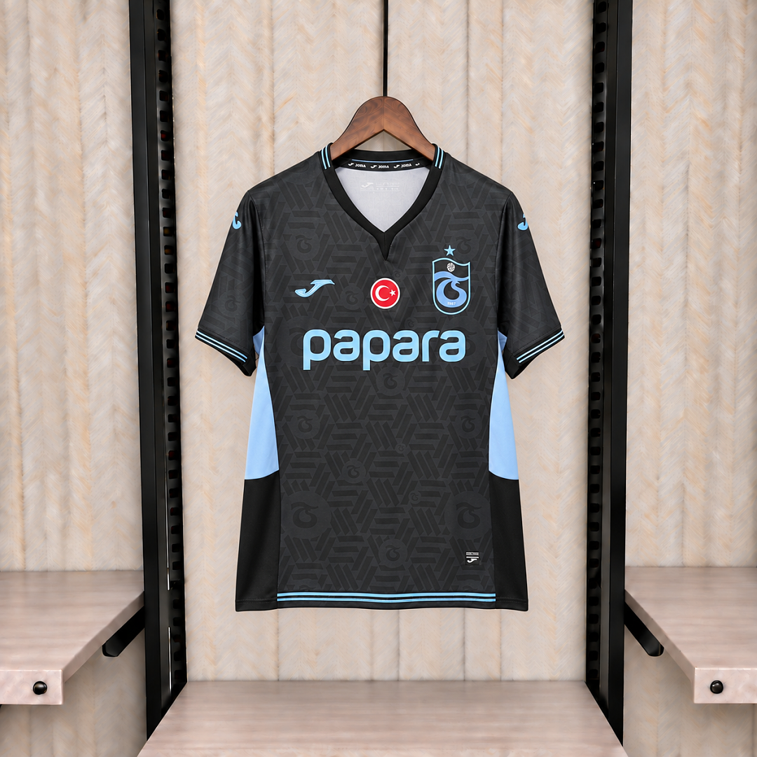 Camisola Trabzonspor 2026-27 Alternativa Preta Versão Adepto
