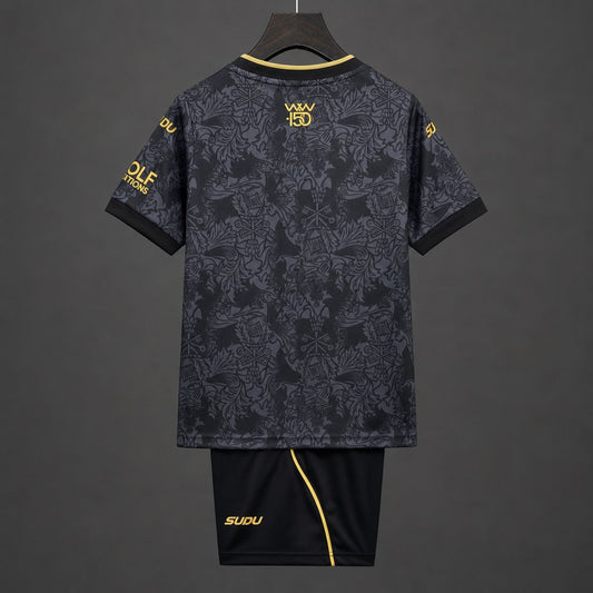 Kit Criança WOL 2026-27 Alternativo Preto