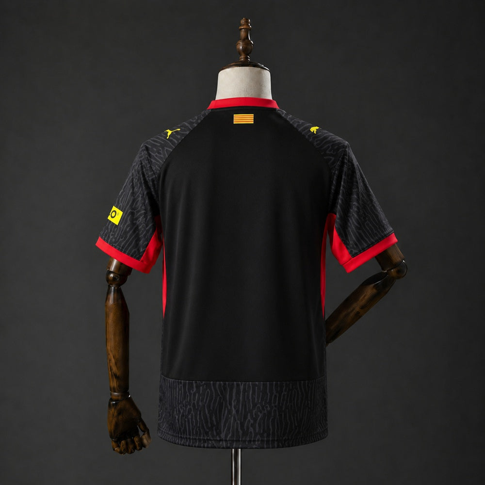 Camisola Girona FC 2026-27 Alternativa Preta Versão Adepto
