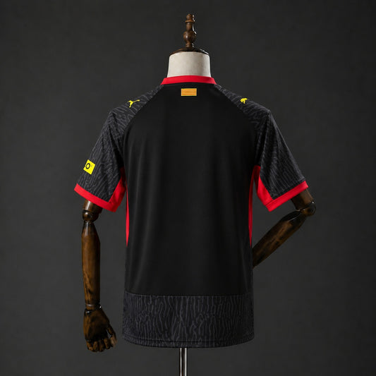 Camisola Girona FC 2026-27 Alternativa Preta Versão Adepto