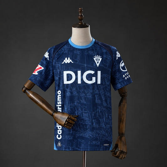 Camisola Cadiz CF 2026-27 Alternativa Azul Versão Adepto