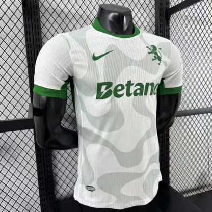 Camisola SCP 2025-26 Alternativa Branca Versão Jogador