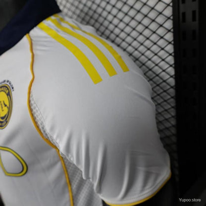 Camisola Al-Nassr 2025-26 Alternativa Branca Versão Jogador