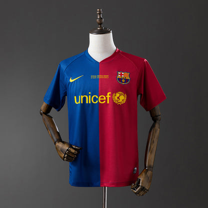 Camisola FC Barcelona 2008-09 Principal Final UCL XAVI #6