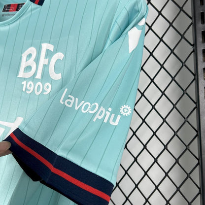 Camisola Bologna 2025-26 Alternativa Azul Versão Adepto