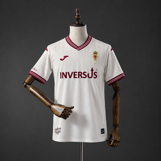 Camisola Real Murcia CF 2026-27 Alternativa Branca Versão Adepto
