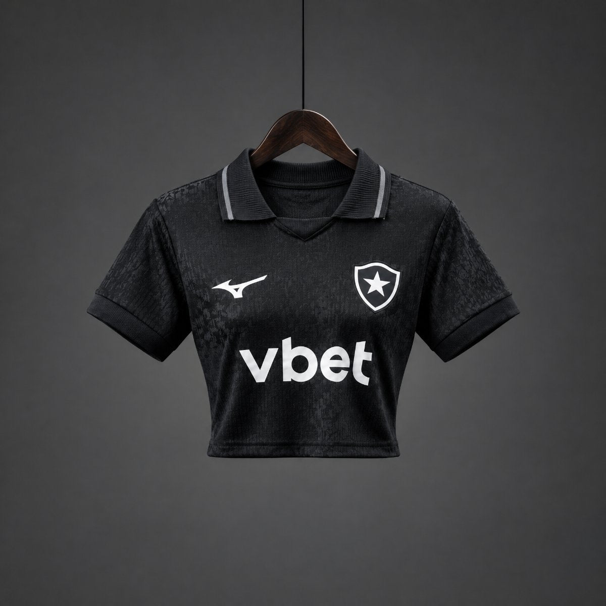 Top Crop Botafogo-RJ 2026-27 Alternativo Preto