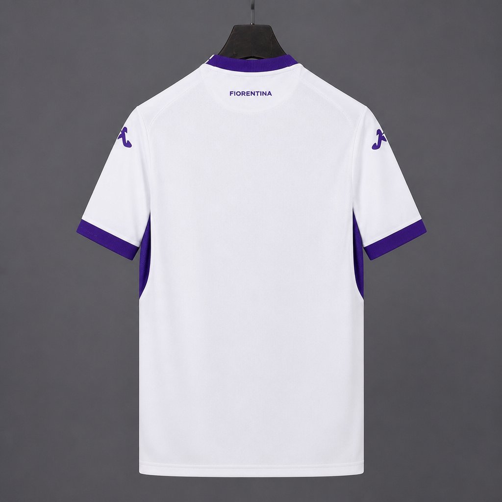 Camisola ACF Fiorentina 2026-27 Alternativa Branca Versão Adepto