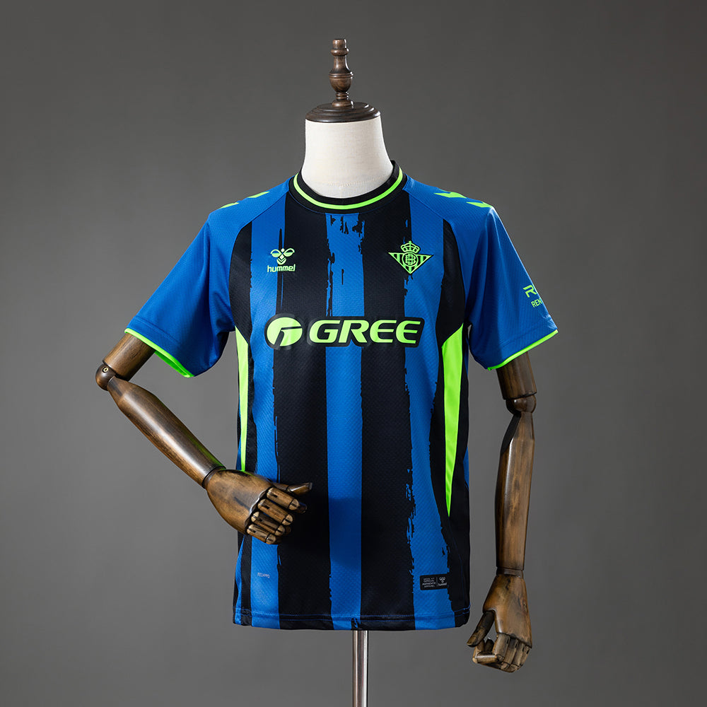 Camisola Real Bétis 2026-27 Alternativa Azul UCL Versão Adepto