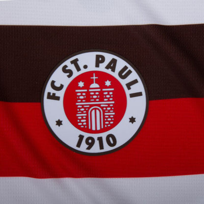 Camisola Manga Comprida FC St. Pauli 2025-26 Alternativa Branca Versão Adepto