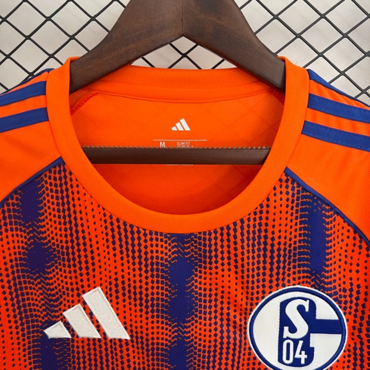 Camisola Schalke 04 2025-26 Alternativa Laranja Versão Adepto