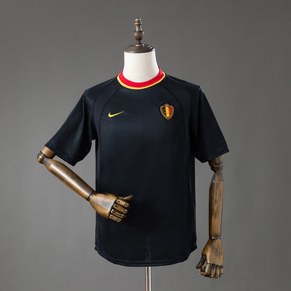 Camisola Belgica 2000 Alternativa Preta Versão Adepto