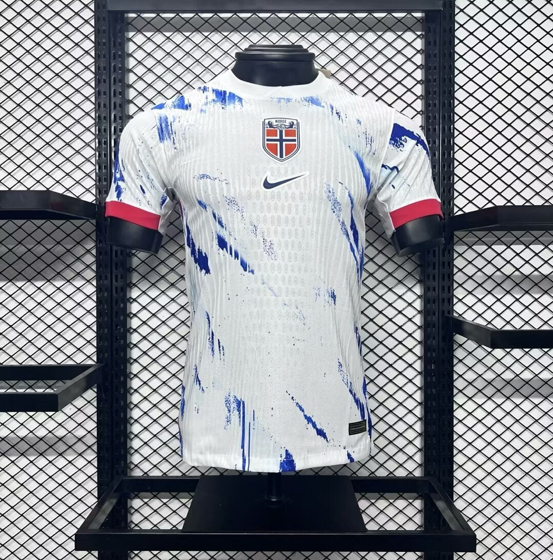 Camisola Noruega 2024 Alternativa Branca Versão Jogador