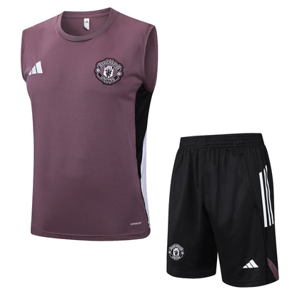 Kit Treino Manga Cava M-UNITED 2025-26
