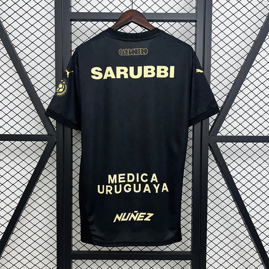 Camisola CA Penarol 2025-26 Alternativa Preta Versão Adepto
