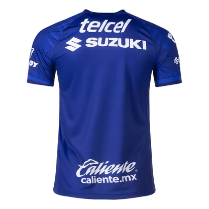 Camisola UNAM Pumas 2025-26 Alternativa Azul Versão Adepto