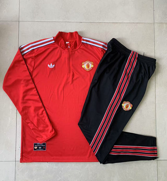 Fato de Treino M-United 2025-26 - Camisola com Fecho