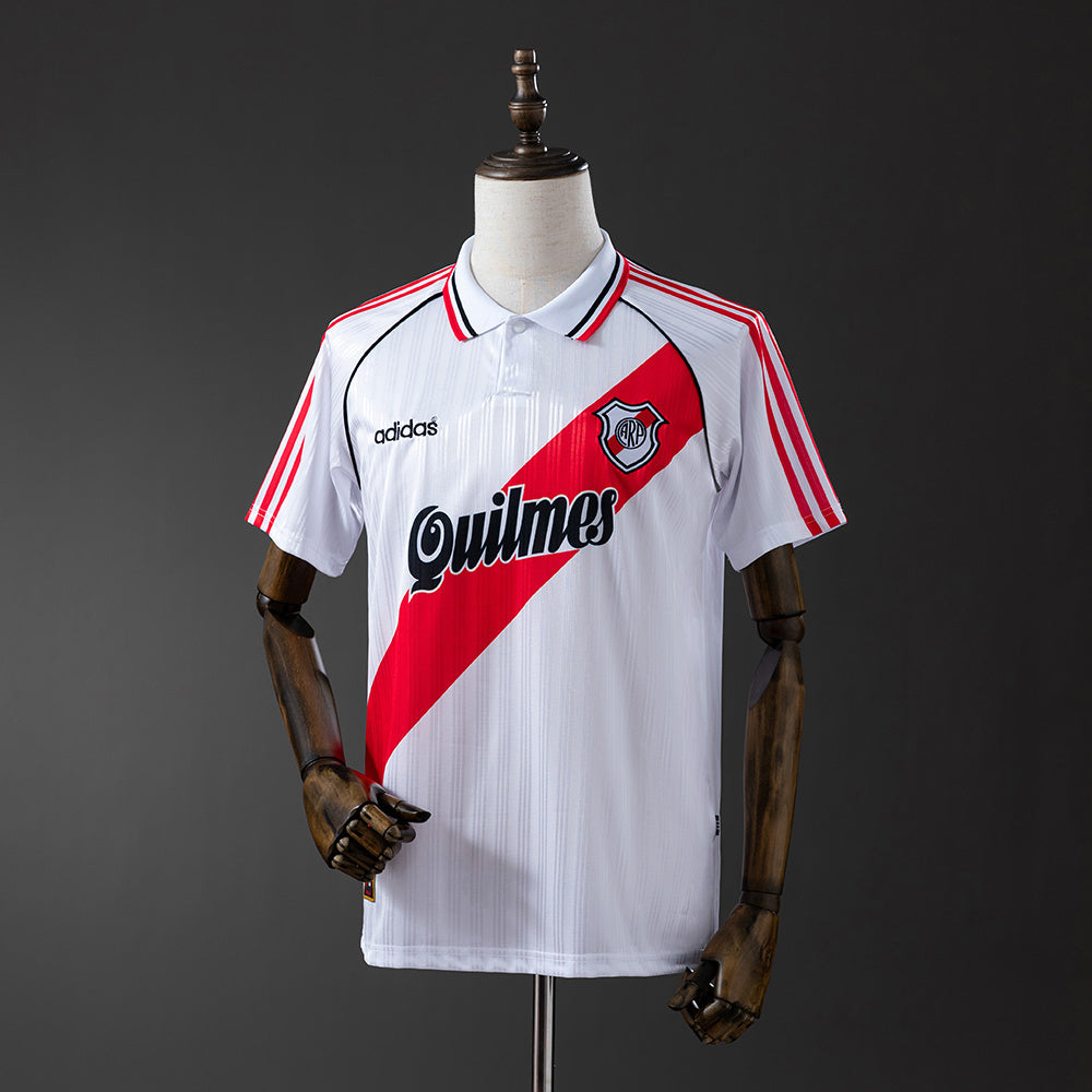 Camisola CA River Plate 1995-96 Principal Versão Adepto