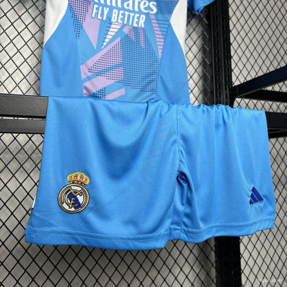 Kit Criança Real Madrid CF 2024-25 Guarda-Redes