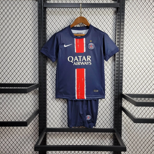 Kit Criança FC Paris Saint-Germain 2024-25 Principal 1 Estrela