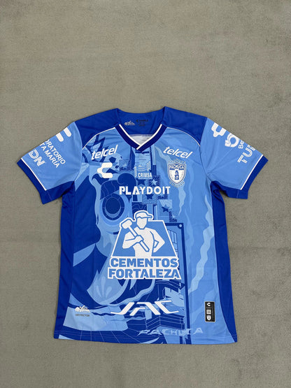 Camisola Pachuca 2024-25 Alternativa Azul Versão Adepto