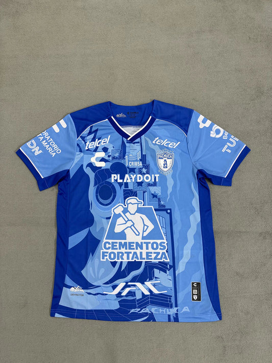 Camisola Pachuca 2024-25 Alternativa Azul Versão Adepto