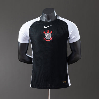Camisola SC Corinthians 2025-26 Alternativa Preta Lisa Versão Jogador