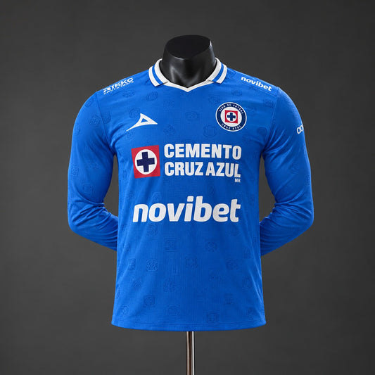 Camisola Manga Comprida CD Cruz Azul 2026-27 Principal Versão Jogador