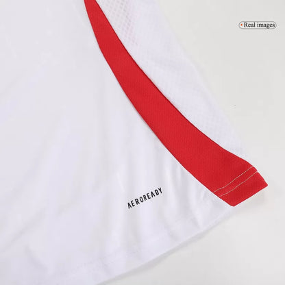 Camisola Italia 2024 Alternativa Branca Versão Mulher