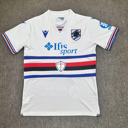 Camisola UC Sampdoria 2025-26 Alternativa Branca Versão Adepto