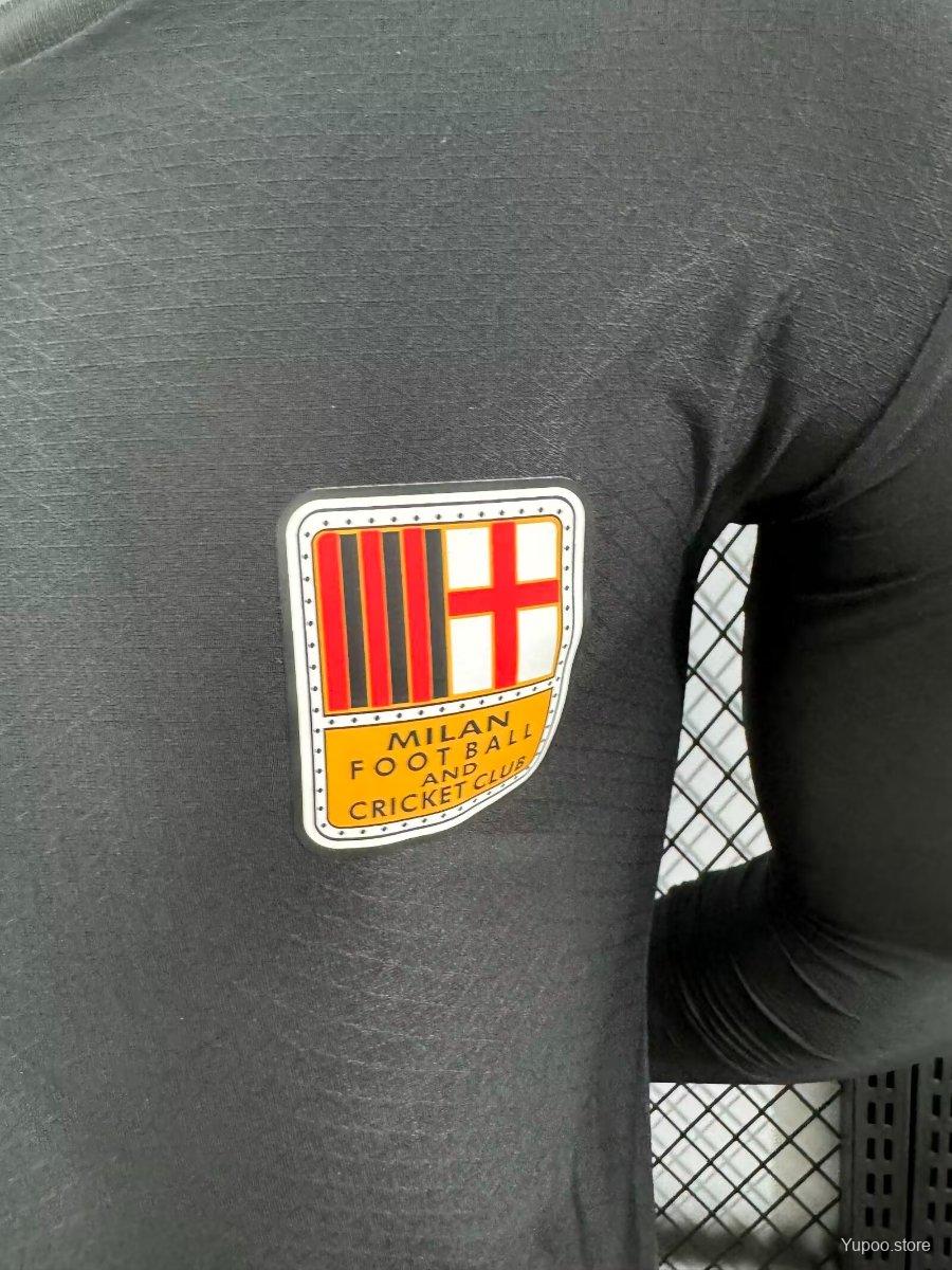 Camisola Manga Comprida Ac Milan 2024-25 Edição Especial 125º Aniversario Versão Jogador