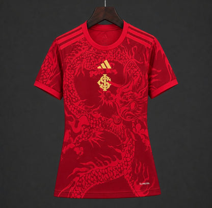 Camisola SC Internacional 2026-27 Alternativa Vermelha Lisa Versão Mulher
