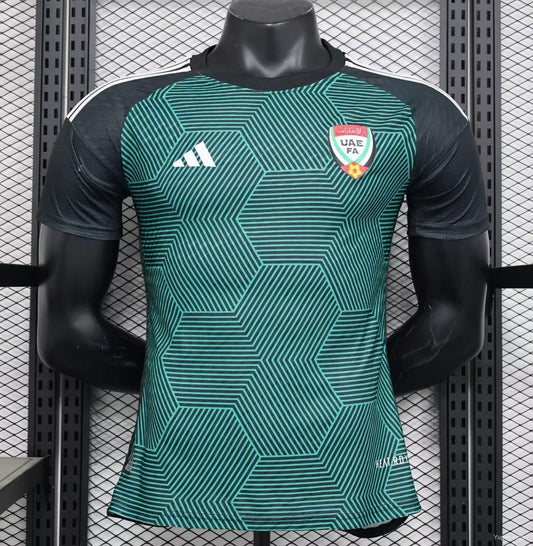 Camisola Emirados Árabes Unidos 2024 Alternativa Verde Versão Jogador