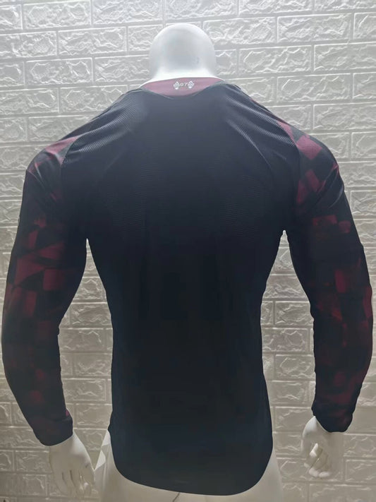 Camisola Manga Comprida LIV 2026-27 Alternativa Preta Versão Jogador