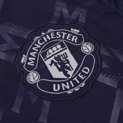 Camisola M-United 2024-25 Alternativa Azul Versão Adepto GARNACHO #17
