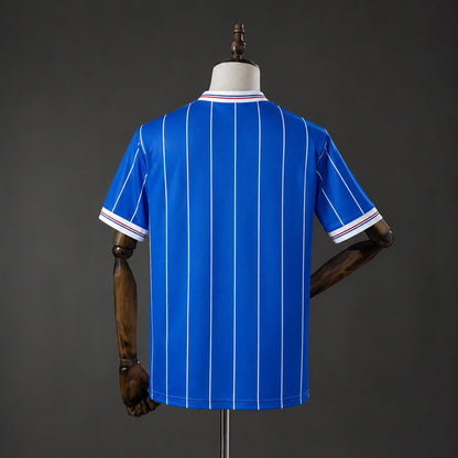 Camisola Rangers FC 1983-84 Principal Versão Adepto