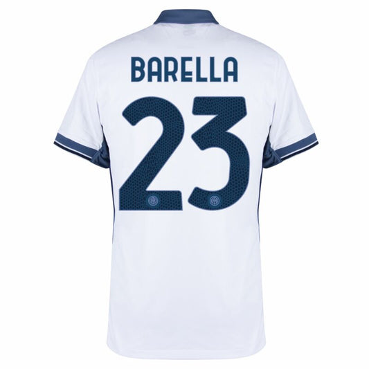 Camisola Inter Milão 2024-25 Alternativa Branca Versão Adepto BARELLA #23