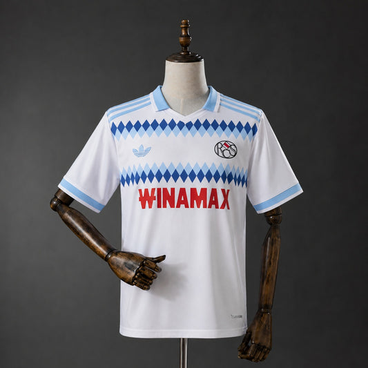 Camisola RC Strasbourg 2026-27 Alternativa Branca Versão Adepto