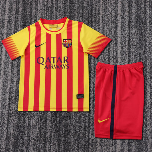 Kit Criança FC Barcelona 2013-14 Alternativo