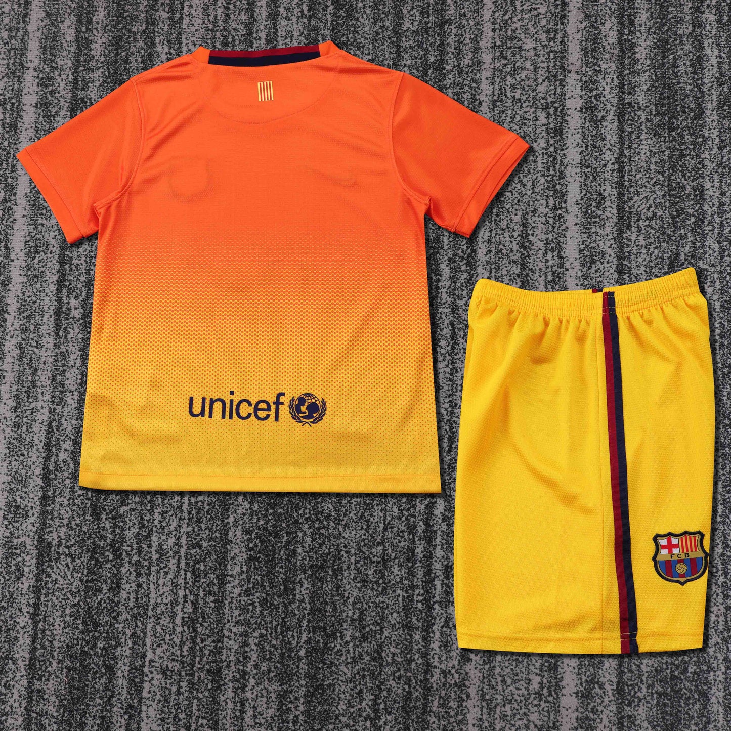Kit Criança FC Barcelona 2012-13 Alternativo
