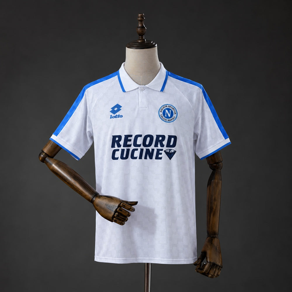 Camisola Napoles 1995-96 Alternativa Branca Versão Adepto