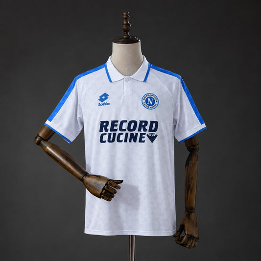Camisola Napoles 1995-96 Alternativa Branca Versão Adepto