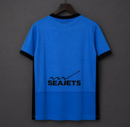 Camisola AEK Atenas 2026-27 Alternativa Azul Versão Adepto